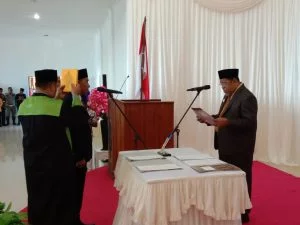 Walikota tual melantik sekda kota tual