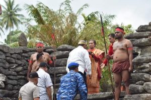 Benteng pertahanan bebatuan alami wulurat kei besar