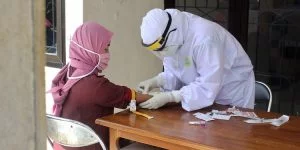 Hasil rapid test covid 19 belasan pedagang pasar di bantul reaktif