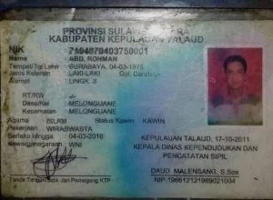 Ini ktp suami pasien positif covid 19 malra sh yang diduga palsu