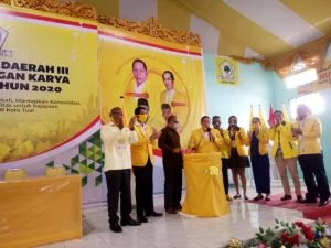 Dpd gokkar maluku buka musda iii dpd ii partai golkar kota tual