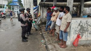 Patroli dialogis brimob maluku di kota tual dan maluku tenggara