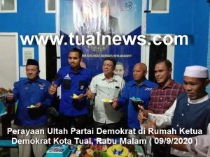 Perayaan ultah partai demokrat di kota tual