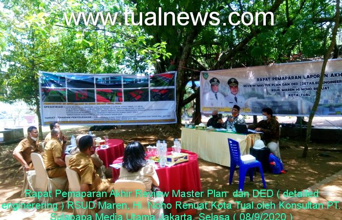 Rapat pemaparan akhir master plan rsud maren kota tual