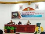 Wakil walikota tual, usman tamnge, se, senin ( 22/02/2021 ) membuka secara resmi forum konsultasi publik penyusunan rancangan awal rkpd kota tual tahun 2022.