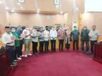 Kepala bnnp maluku, dalam rapat dengar pendapat bersama dprd kota tual, kamis ( 17/03/2021 ) di kantor dprd kota tual