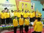 Pelantikan pengurus dpd golkar kota tual, sabtu malam ( 10/04/2021).