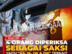 Empat orang diperiksa sebagai saksi dugaan tipikor