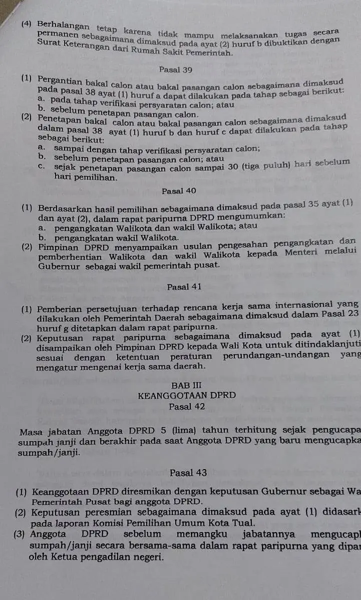 Ini-tatib-dprd-kota-tual-pasal-41-ayat-1-tentang-kerja-sama-internasional