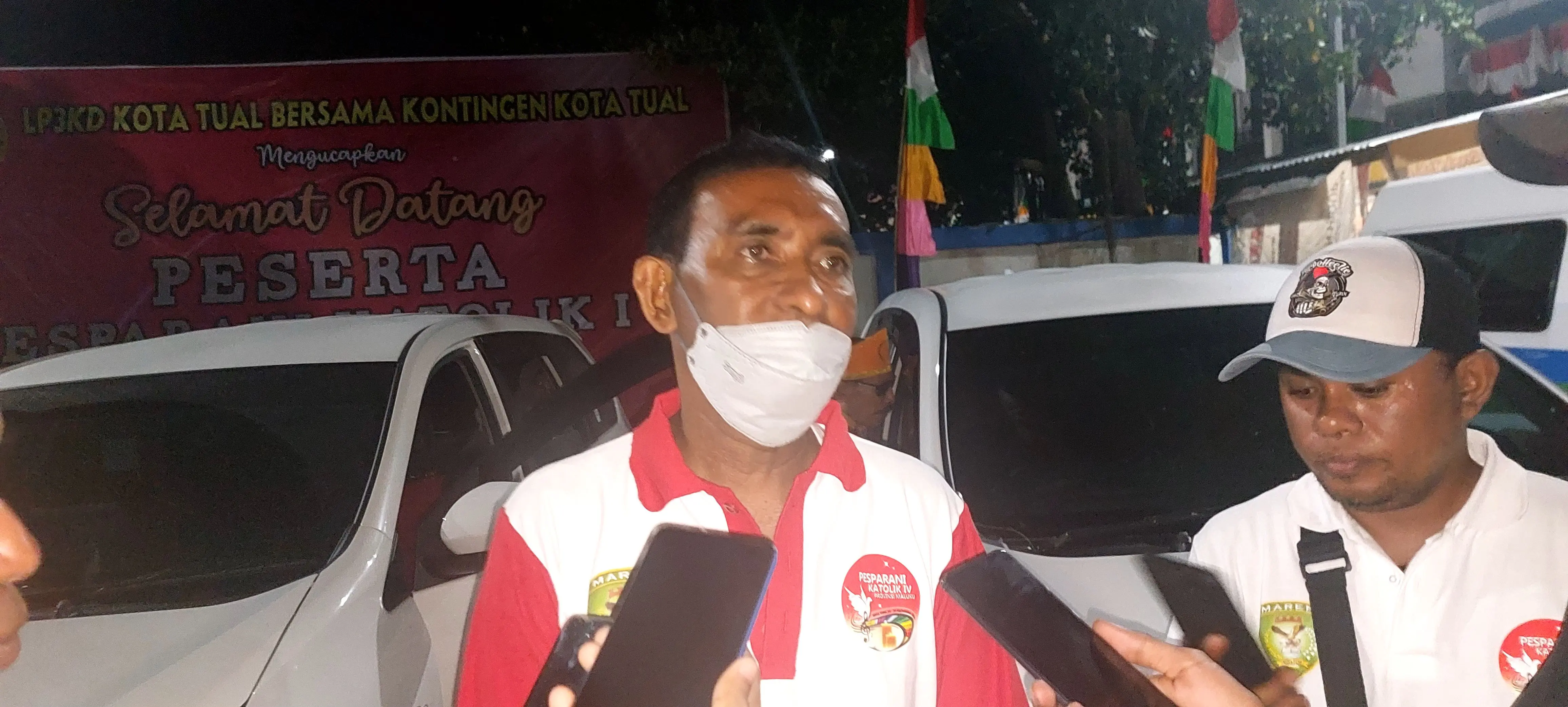 Ketua panitia pesparani katolik iv provinsi maluku di kota tual, a. Yani renuat