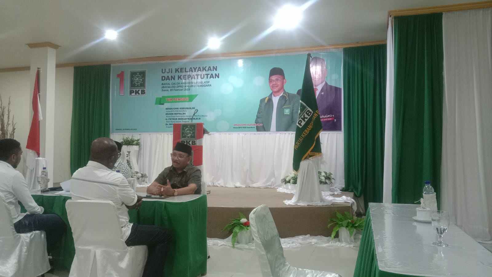 Uji kepatutan dan kelayakan bacaleg pkb kabupaten malra di kimson centre ohoijang senin 20 februari 2023