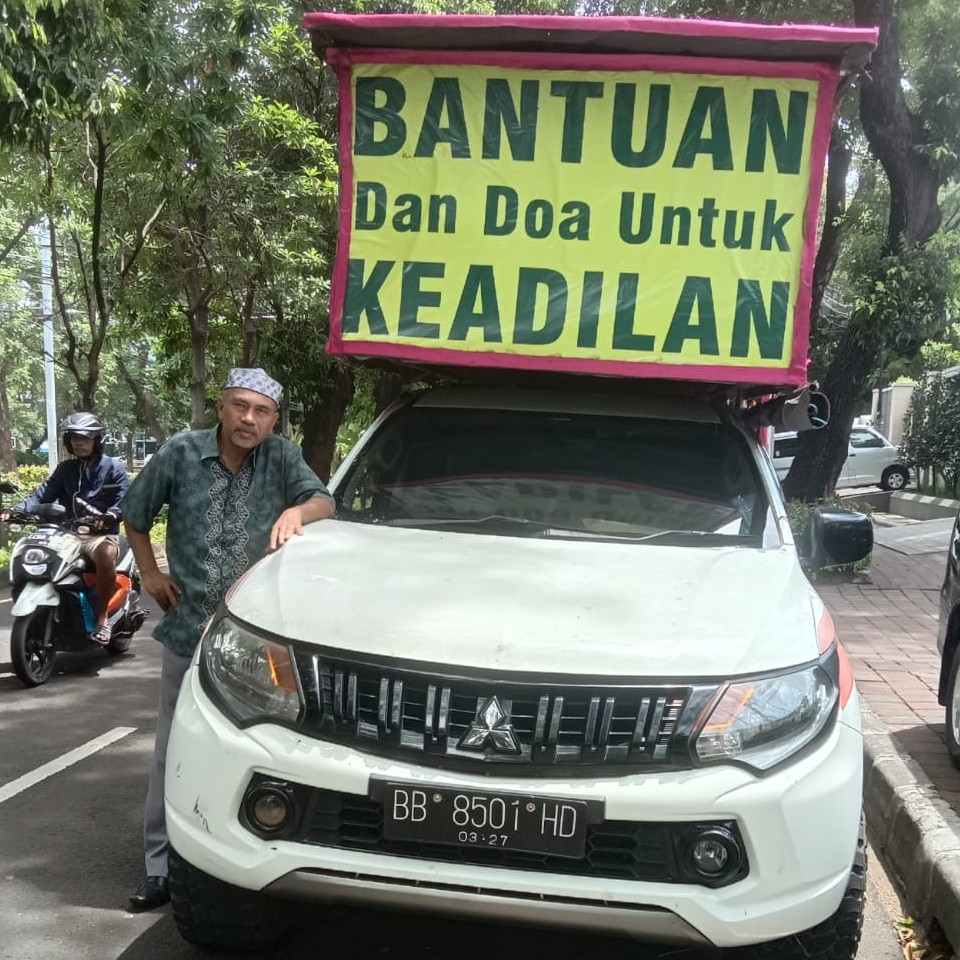 Pelapor aziz fidmatan yang memperjuangkan keadilan di jakarta